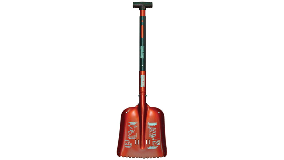 Brooks-Range Pro Sharktooth Shovel T Red 2333-120-0