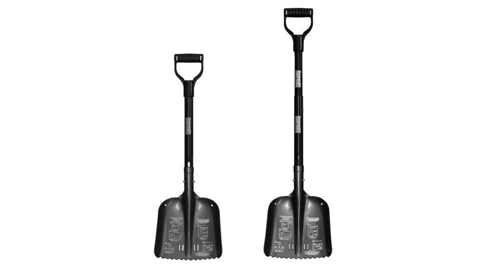 Brooks-Range Sharktooth Compact MiniPro D-Handle Shovel-Smoke
