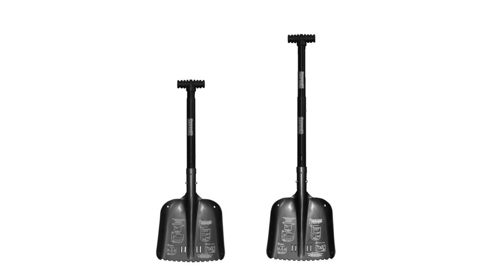 Brooks-Range Sharktooth Compact MiniPro T-Handle Shovel-Red
