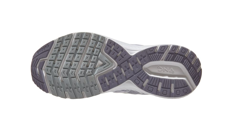 Brooks Ravenna 10 - Womens, White/Grey/Pale Peach, Medium, 8.0, 1202861B110.080