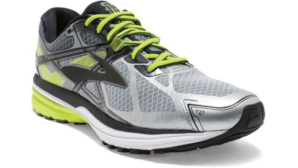 Ravenna 7 Road Running Shoe - Mens-Silver/Nightlife/Black-Medium-12.5