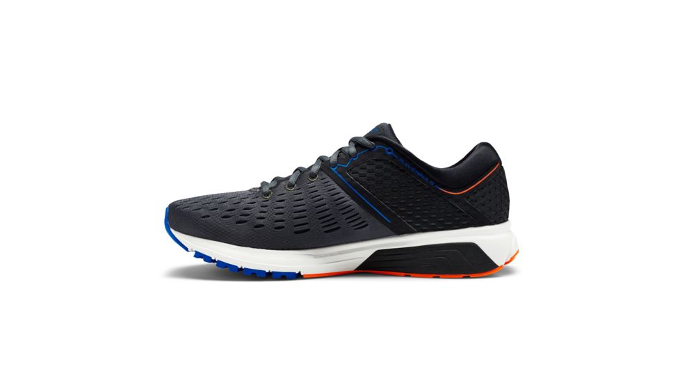 Brooks Ravenna 9 Men's Road Running Shoe, Ebony/Blue/Orange, 110280 025