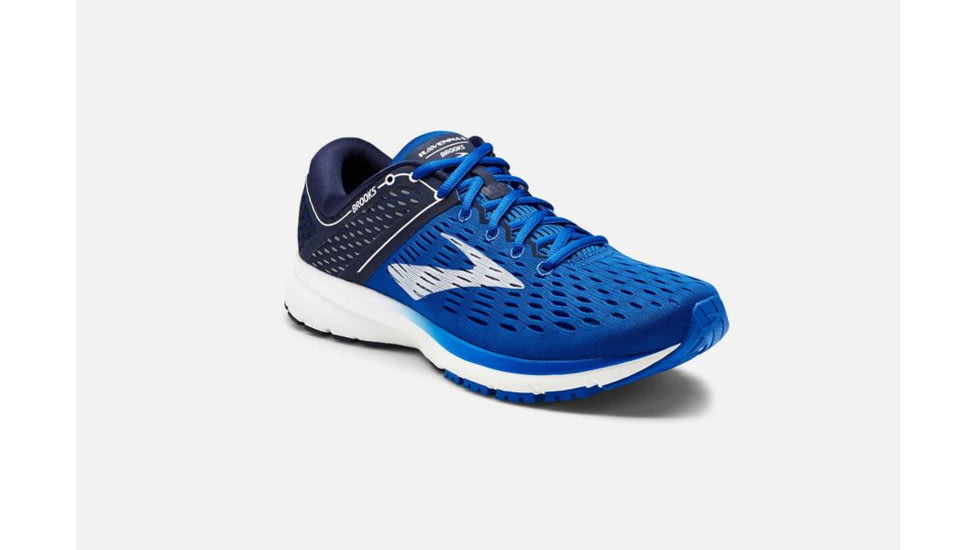 Brooks Ravenna 9 Mens Road Running Shoes, Blue/Navy/White, 7 US, Medium, 1102801D441.070