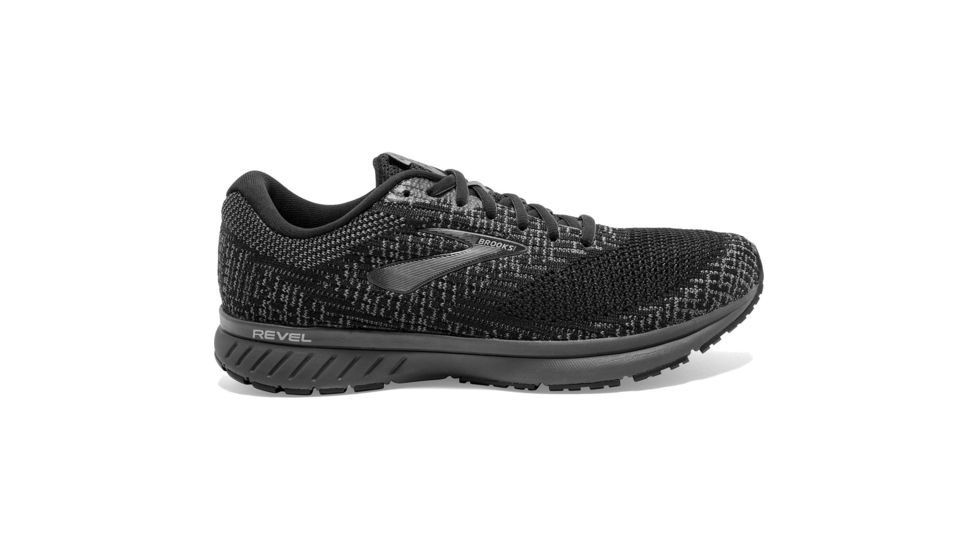 Brooks Revel 3 - Mens, Black/Pearl/Primer, Medium, 13.0, 1103141D088.130