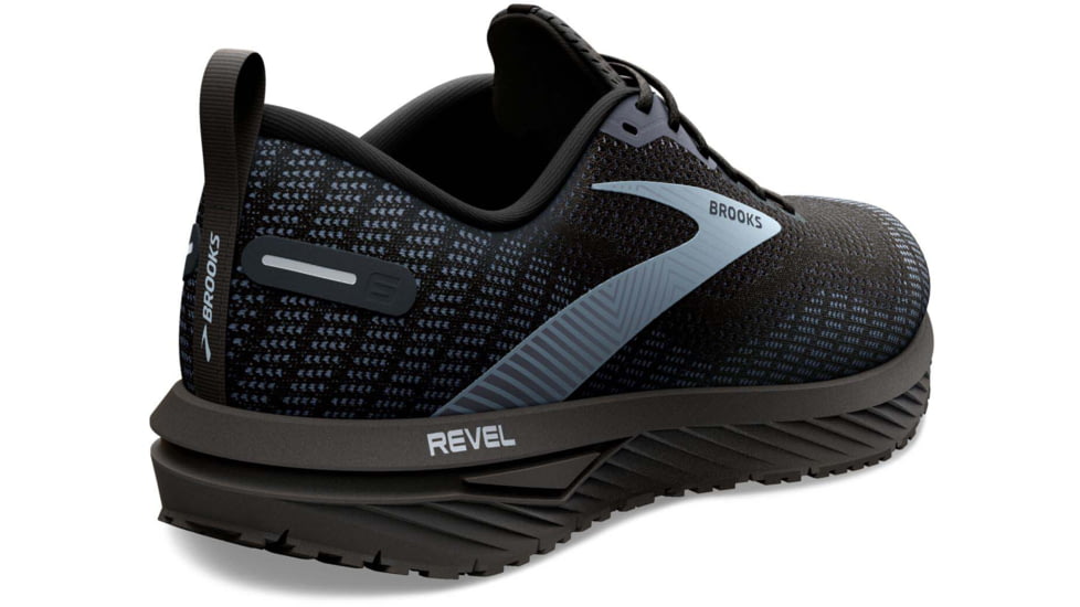 Brooks Revel 6 Running Shoes - Mens, Black/Blackened Pearl/Grey, 7.0, 1103981D072.070