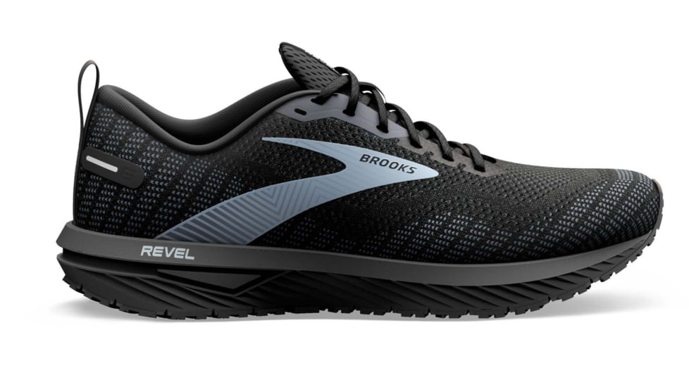 Brooks Revel 6 Running Shoes - Mens, Black/Blackened Pearl/Grey, 7.0, 1103981D072.070