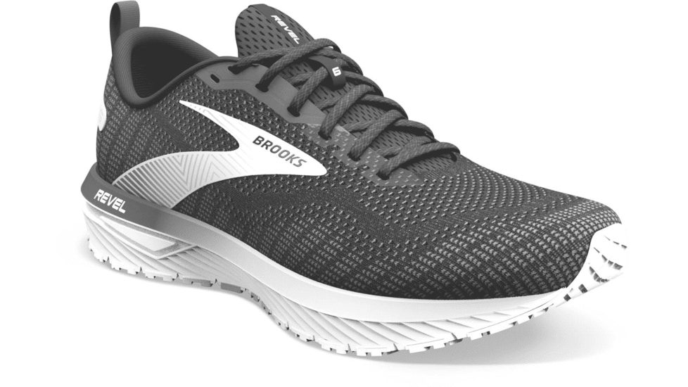 Brooks Revel 6 Running Shoes - Mens, Blackened Pearl/Blue, 8.0, 1103981D066.080