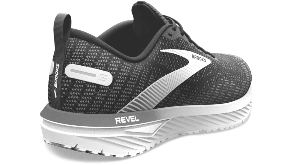 Brooks Revel 6 Running Shoes - Mens, Blackened Pearl/Blue, 8.0, 1103981D066.080