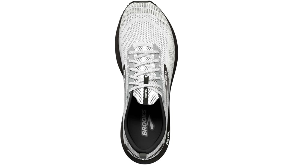Brooks Revel 6 Running Shoes - Mens, White/Black, 11.5, 1103981D121.115