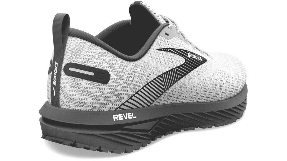 Brooks Revel 6 Running Shoes - Mens, White/Black, 11.5, 1103981D121.115