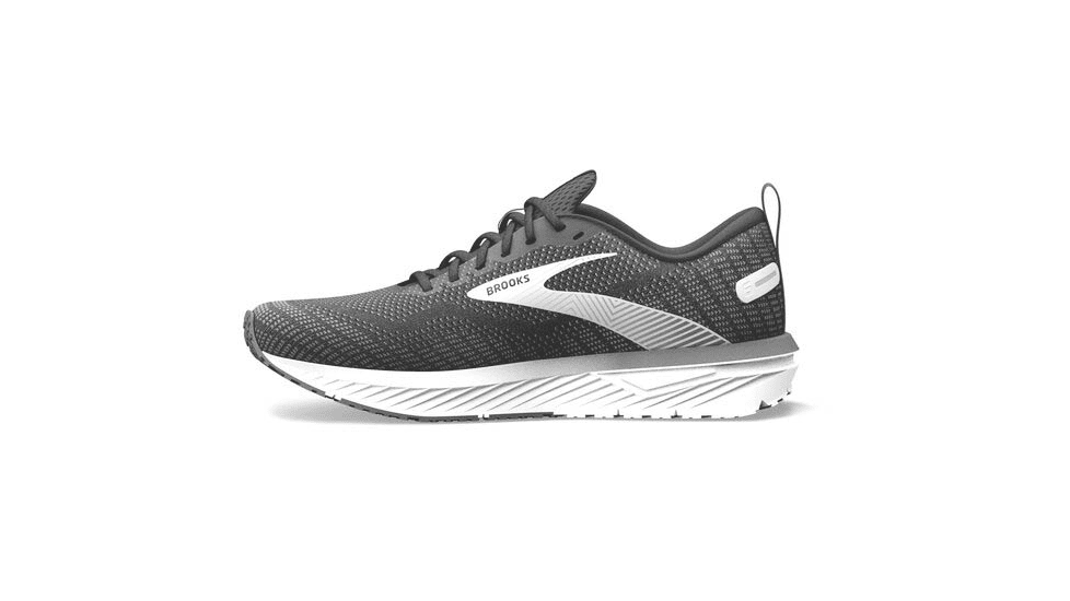 Brooks Revel 6 Running Shoes - Womens, Medium, Black/Blackened Pearl/White, 9.0, 1203861B012.090