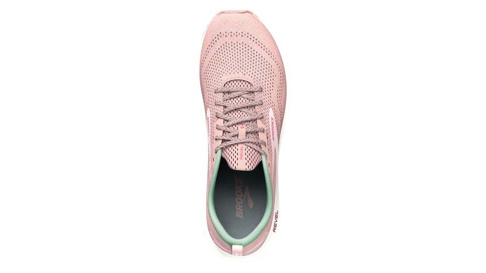 Brooks Revel 6 Running Shoes - Womens, Medium, Peach Whip/Pink, 10.5, 1203861B662.105