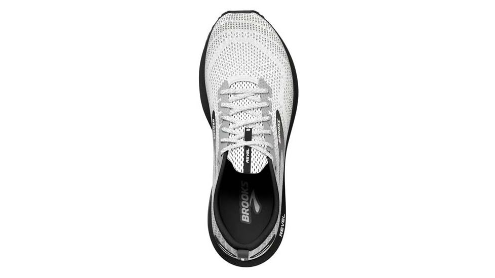 Brooks Revel 6 Running Shoes - Womens, Medium, White/Black, 5.5, 1203861B121.055