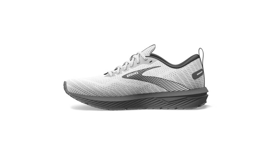 Brooks Revel 6 Running Shoes - Womens, Medium, White/Black, 5.5, 1203861B121.055