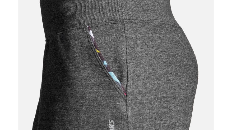 Brooks Revival Women's Short, Heather Black, Large 221263-Heather Black-L