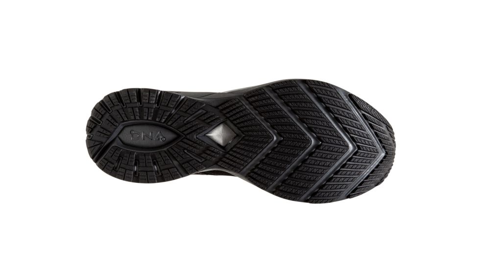 Brooks Ricochet - Mens, Black/Black/Ebony, Medium, 9.5, 1102931D057.095