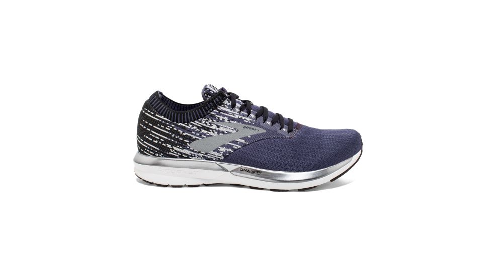 Brooks Ricochet Road Running Shoes - Mens, Greystone/Grey/Navy, Medium, 8, 1102931D428.080