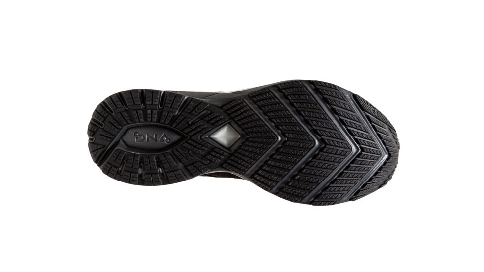Brooks Ricochet - Womens, Black/Black/Ebony, Medium, 10.0, 1202821B057.100