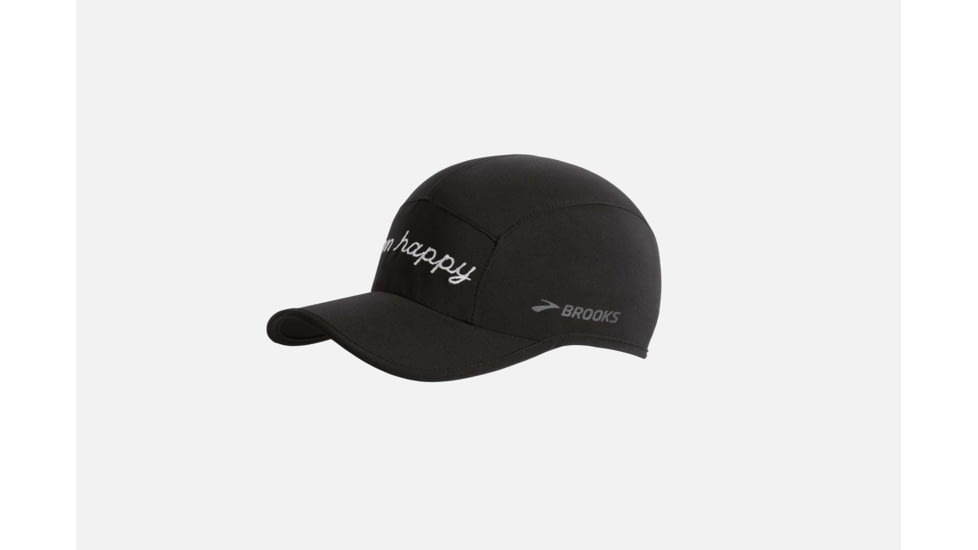 Brooks Run Happy Sherpa Hat, Black, One Size 280355-Black-OSFA