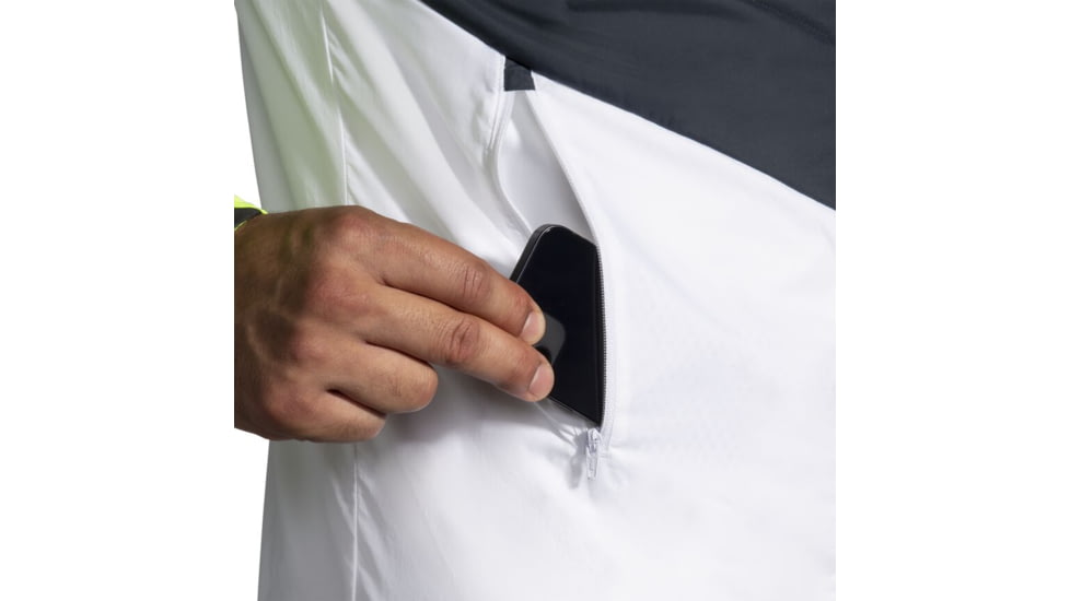 Brooks Run Visible Insulated Vest - Mens, Extra Large, White/Asphalt/Nightlife, 211407134.040