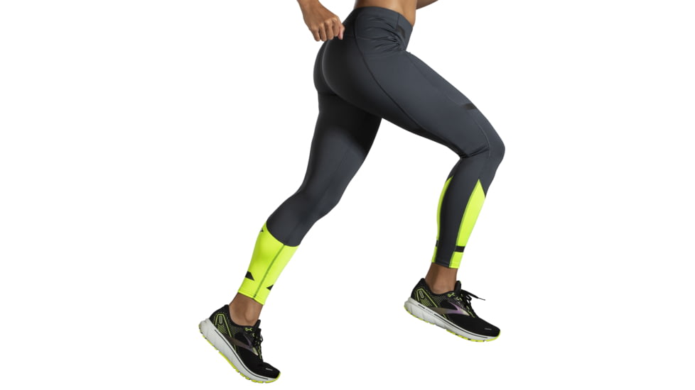 Brooks Run Visible Tight - Women's, 2XL, Asphalt/Nightlife, 221558044.045