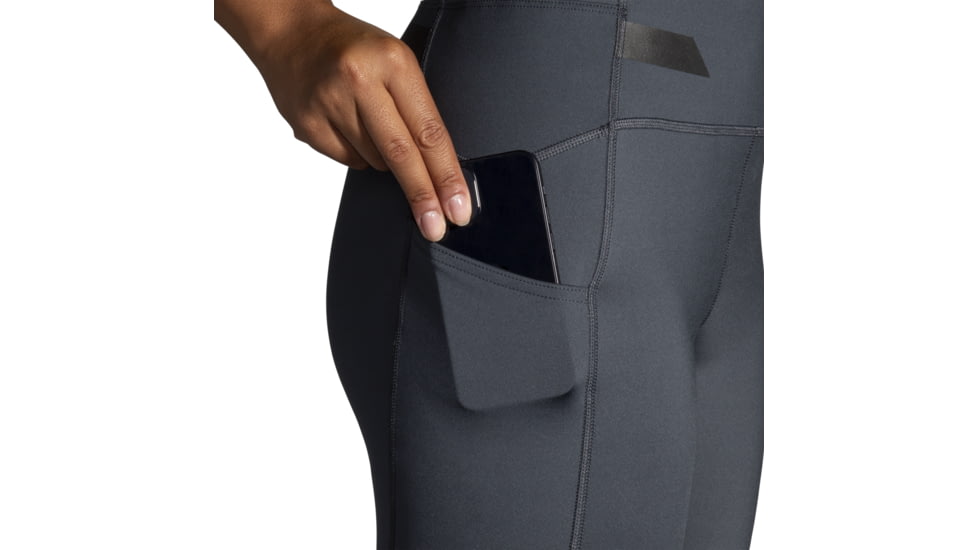 Brooks Run Visible Tight - Women's, 2XL, Asphalt/Nightlife, 221558044.045