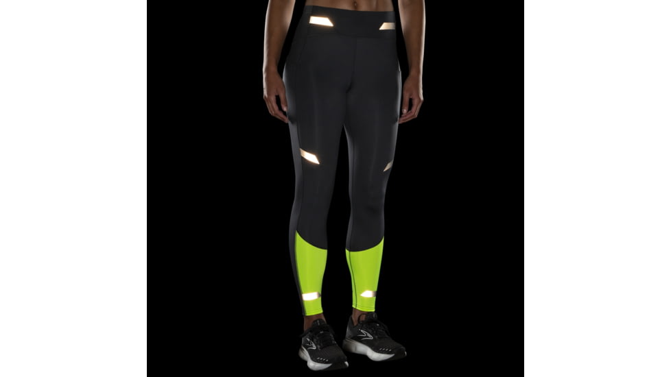 Brooks Run Visible Tight - Women's, 2XL, Asphalt/Nightlife, 221558044.045