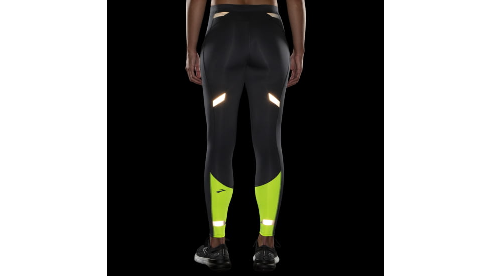 Brooks Run Visible Tight - Women's, 2XL, Asphalt/Nightlife, 221558044.045
