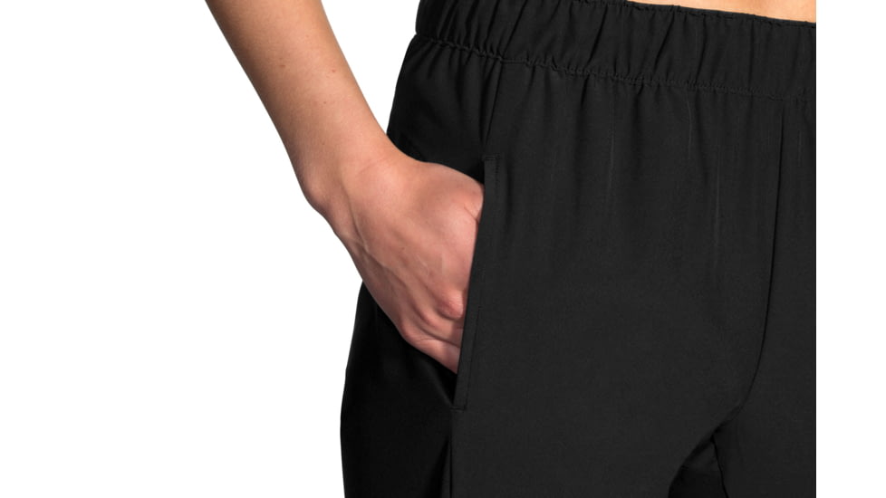 Brooks Shakeout Pant - Womens, Black, XS, 221467001.020