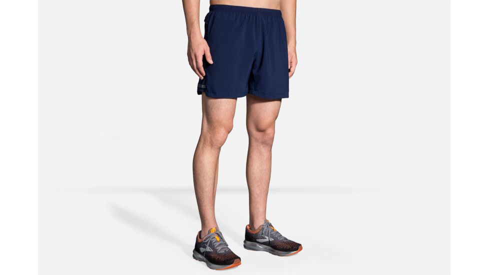 Brooks Sherpa 5 Inch Running Short - Mens, Navy, 2XL, 211137451.045