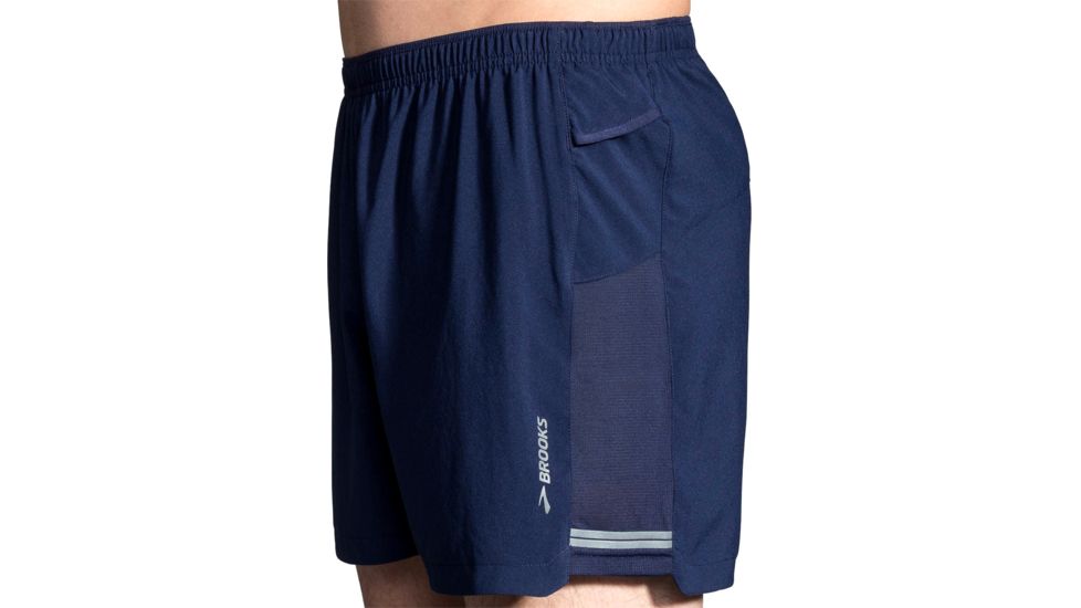 Brooks Sherpa 5 Inch Running Short - Mens, Navy, 2XL, 211137451.045