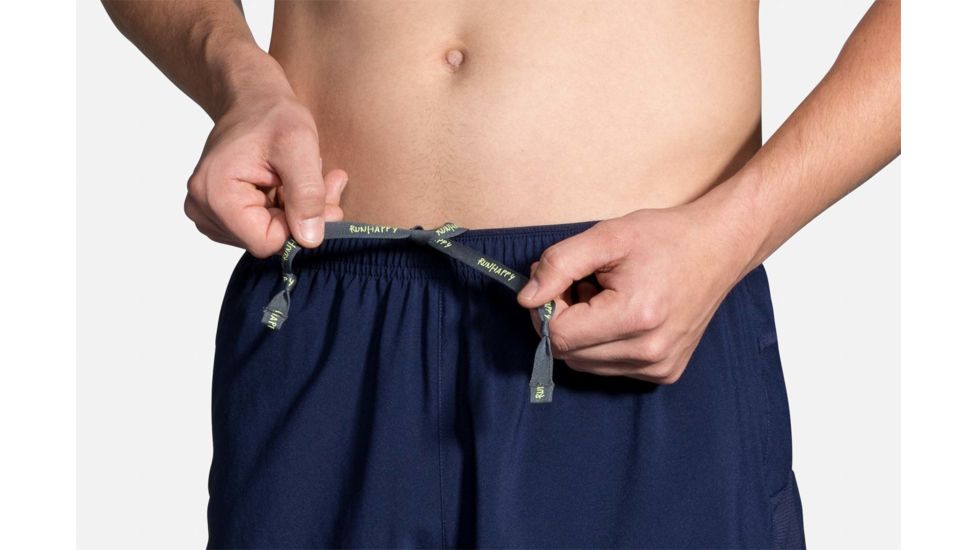 Brooks Sherpa 5 Inch Running Short - Mens, Navy, Small, 211137451.025