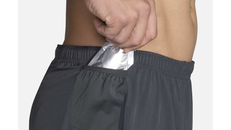 Brooks Sherpa 7 Inch 2-in-1 Running Shorts - Men's, Asphalt, L, 211138081.035