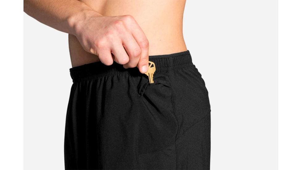 Brooks Sherpa 7 Inch 2-in-1 Running Shorts - Men's, Black, XS, 211138001.02