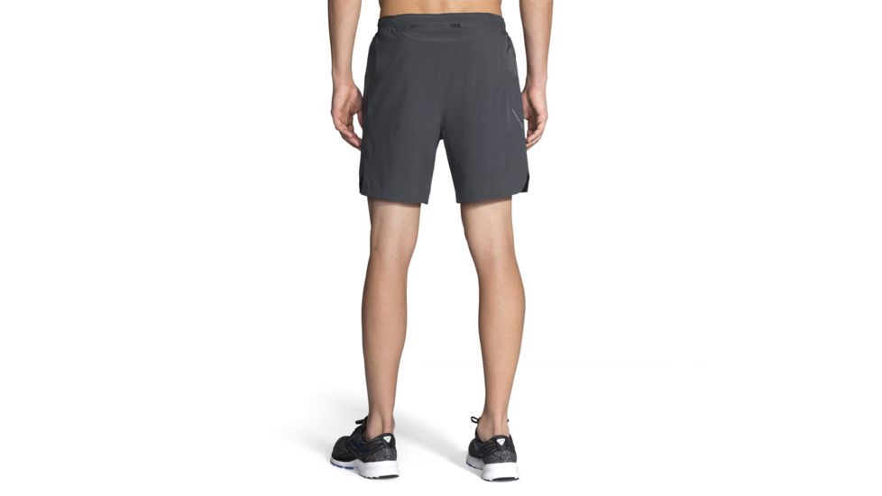 Brooks Sherpa 7 Inch 2-in-1 Running Shorts - Mens, Asphalt, L, 211138081.035