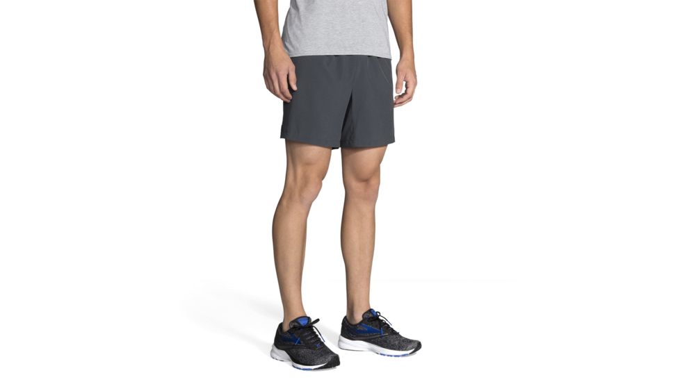 Brooks Sherpa 7 Inch 2-in-1 Running Shorts - Mens, Asphalt, L, 211138081.035