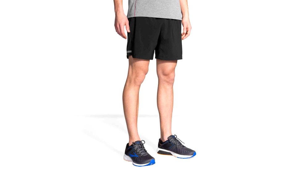 Brooks Sherpa 7 Inch 2-in-1 Running Shorts - Mens, Black, XS, 211138001.02