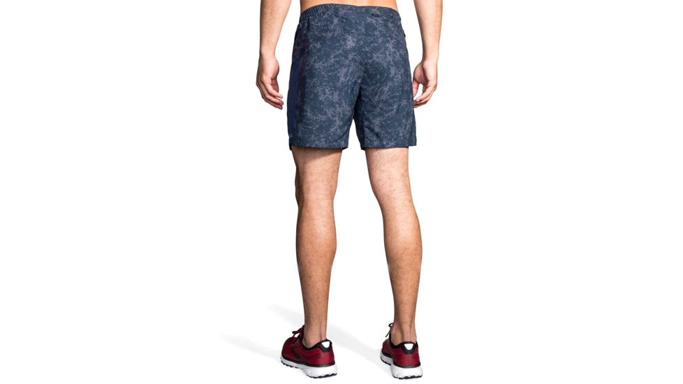 Brooks Sherpa 7 Inch 2-in-1 Running Shorts - Mens, Indigo Mineral, S, 211138477.025