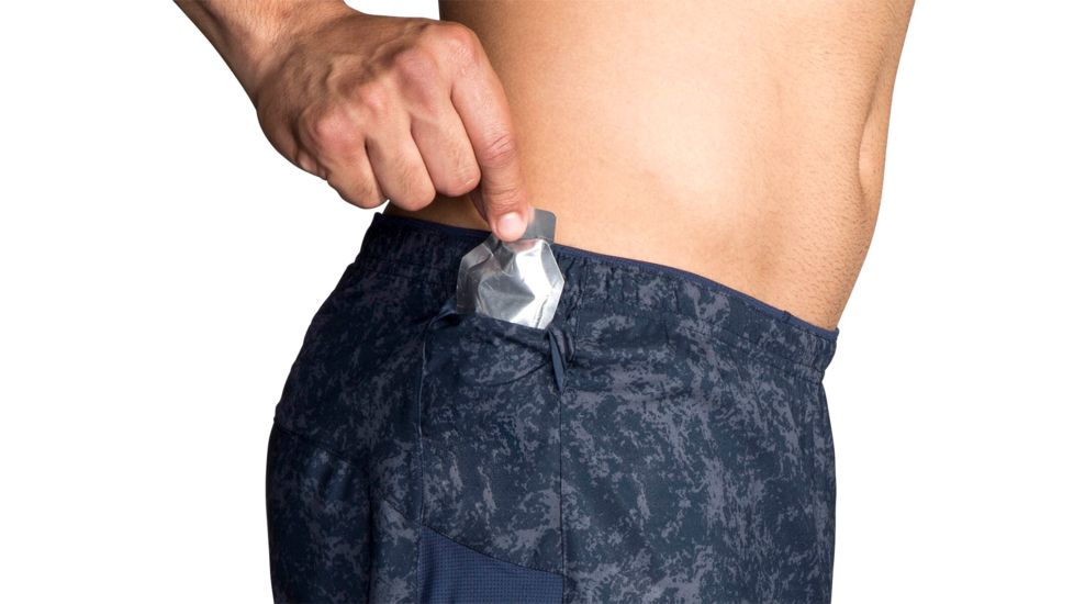 Brooks Sherpa 7 Inch 2-in-1 Running Shorts - Mens, Indigo Mineral, S, 211138477.025