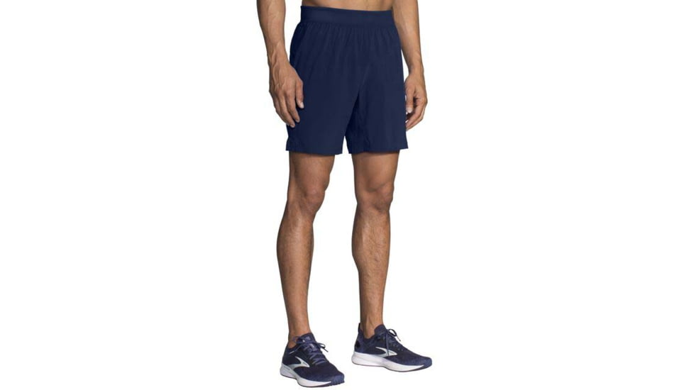 Brooks Sherpa 7in Short - Mens, Navy, M, 211334451.030