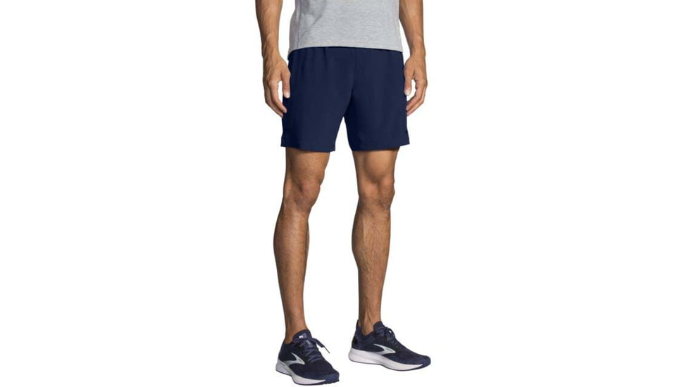 Brooks Sherpa 7in Short - Mens, Navy, M, 211334451.030