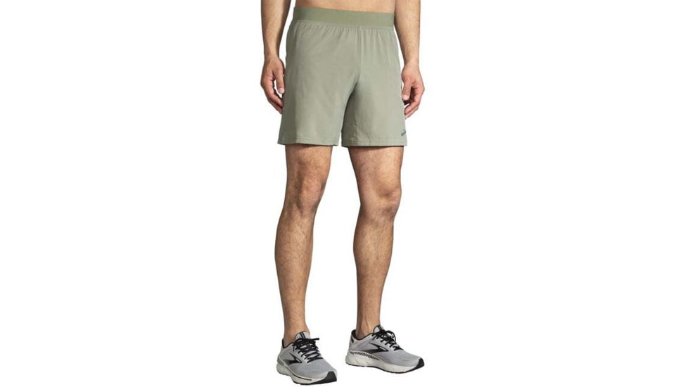 Brooks Sherpa 7in Short - Mens, Pebble, XL, 211334391.040