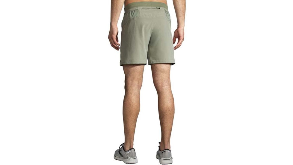 Brooks Sherpa 7in Short - Mens, Pebble, XL, 211334391.040