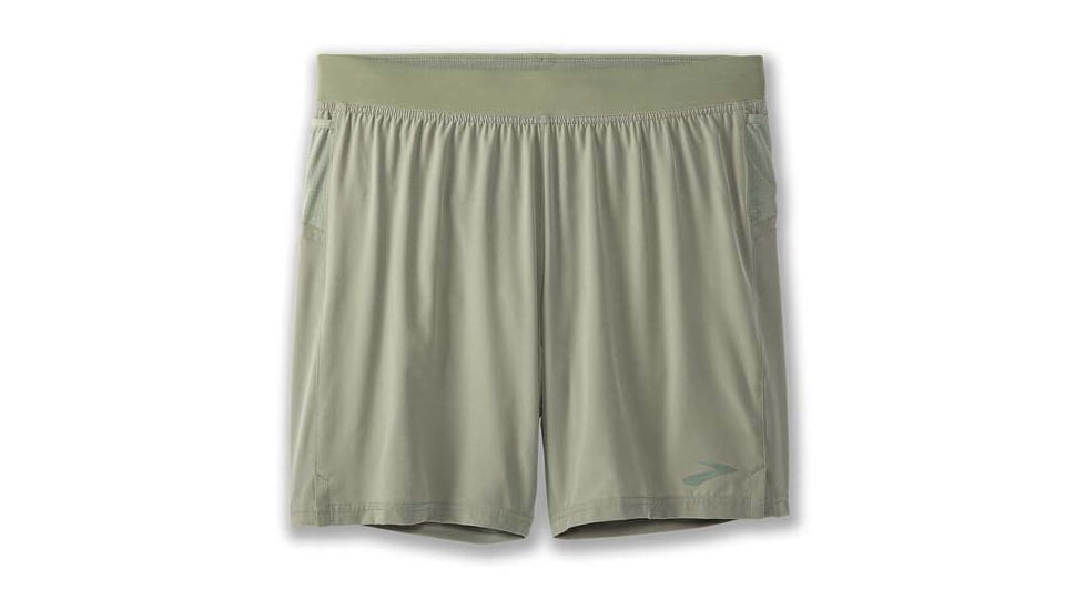Brooks Sherpa 7in Short - Mens, Pebble, XL, 211334391.040