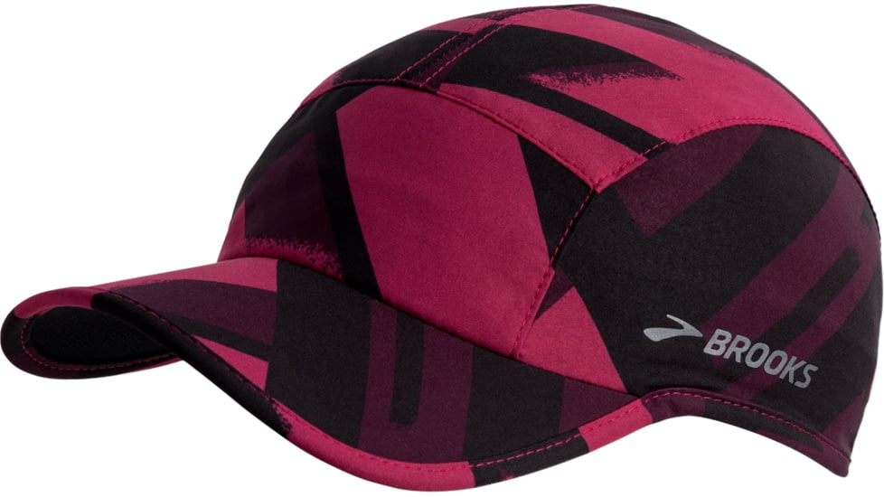 Brooks Sherpa Running Hat, Plum Eclipse/Black, One Size Fits All, 280329569.010