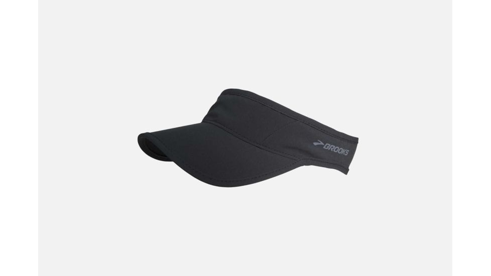 Brooks Sherpa Visor, Black, Black, One Size 280339-Black-OSFA