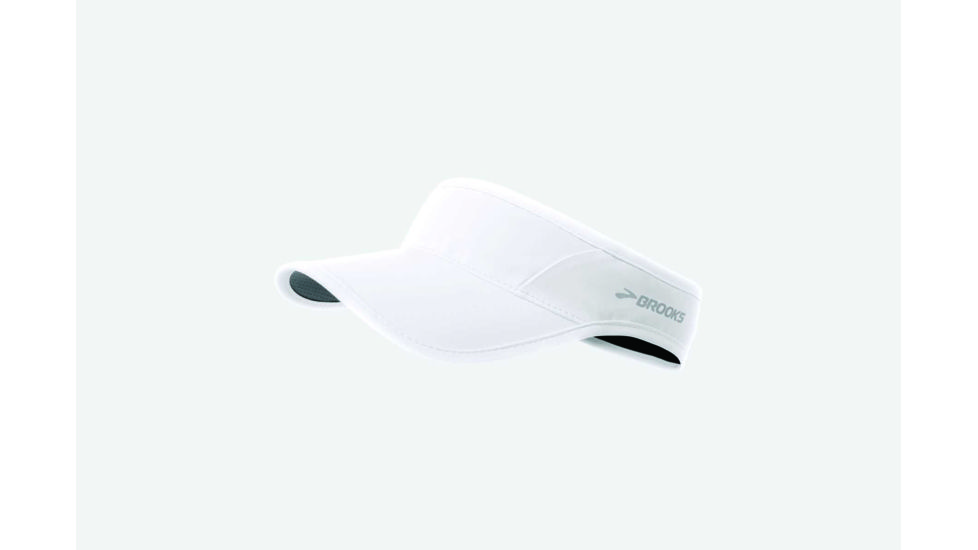 Brooks Sherpa Visor, White, White, One Size 280339-White-OSFA
