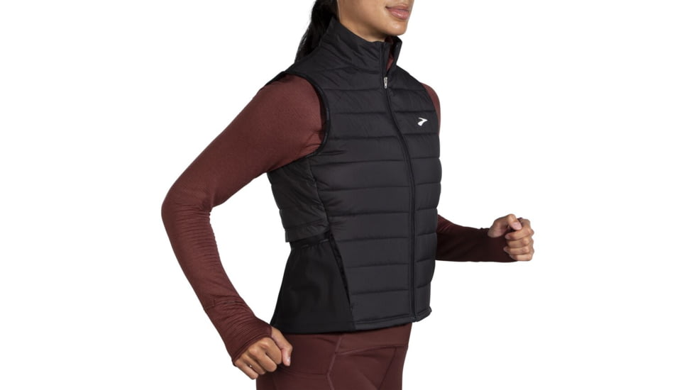 Brooks Shield Hybrid Vest 2.0 - Womens, Extra Large, Black, 221556001.040