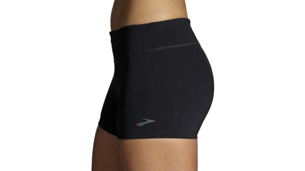Brooks Speedwork Short Tight - Womens, Black, XL, 221532001.040
