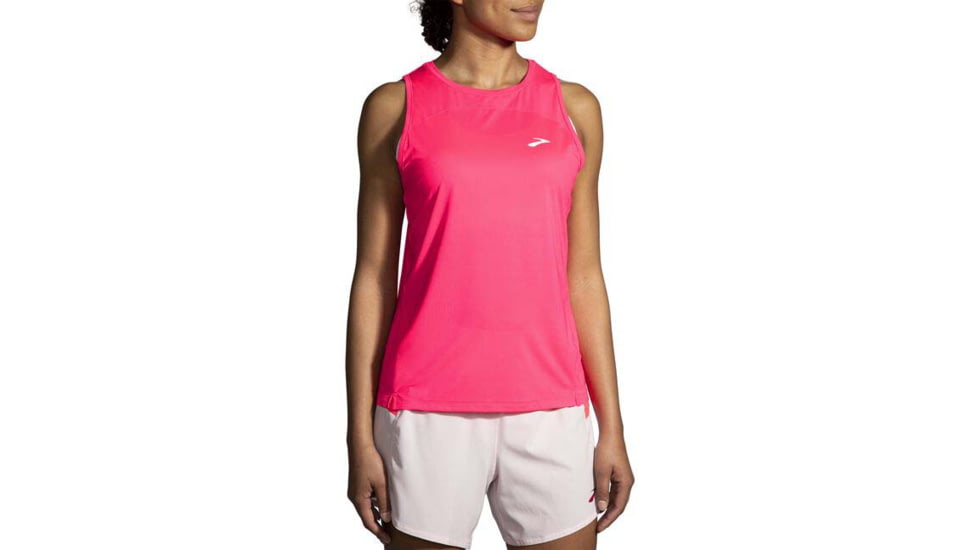 Brooks Sprint Free Tank 2.0 - Womens, Hyper Pink, XS, 221605620.020